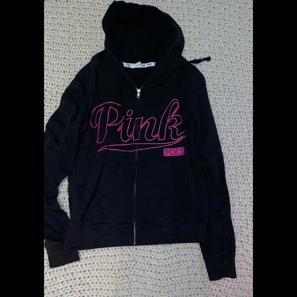 Pink zip up